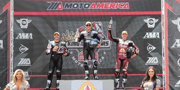 King of the Baggers, podium