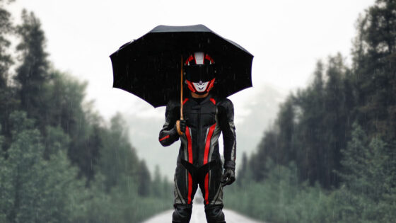 motorcyclist, gear, helmet, suit