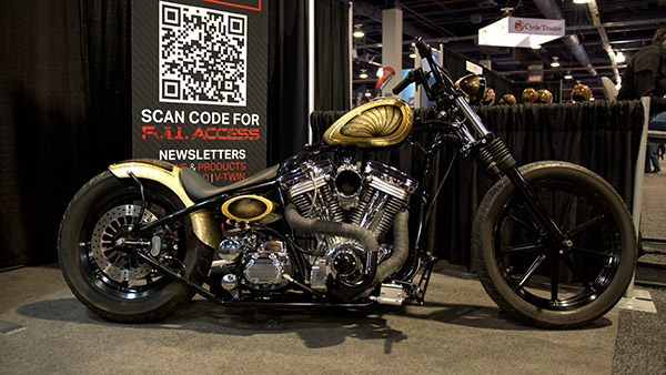 Custom V-Twin Bobber “Gold Rush” - Motorcycle & Powersports News