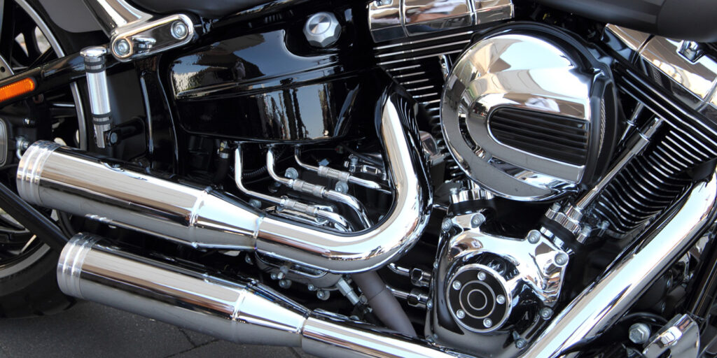motorcycle, exhaust system, pipes