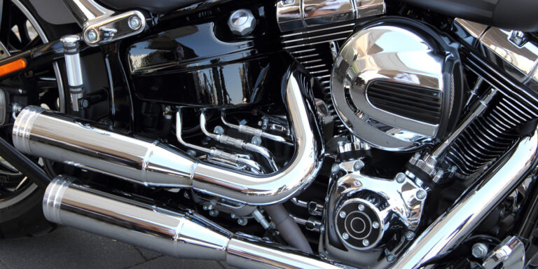 motorcycle, exhaust system, pipes