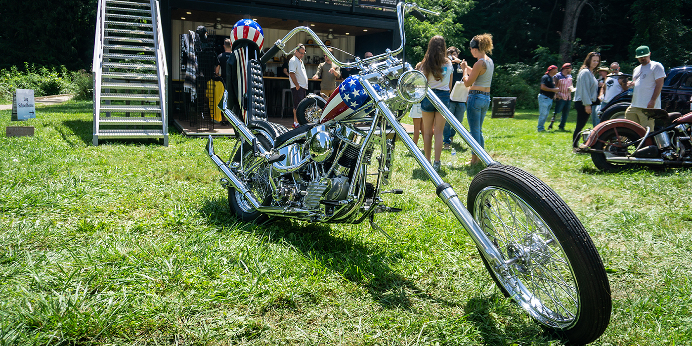 Captain America Harley-Davidson Tribute bike