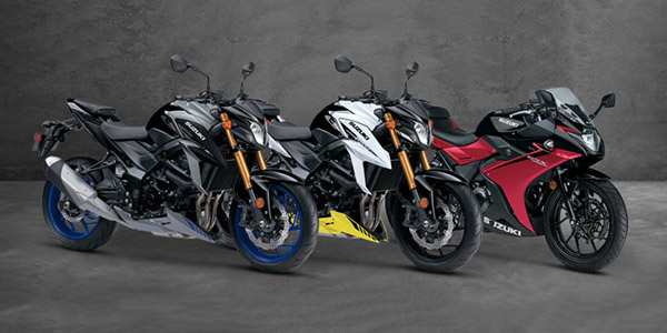 Suzuki motorcycles, 2023