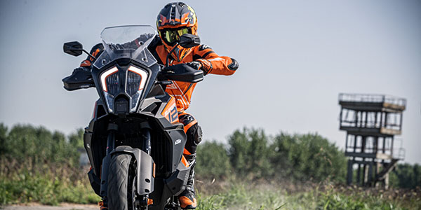 rider on a KTM motorcycle