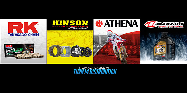 RK Chain, Hinson Clutch, Athena, Maxima Racing Oils