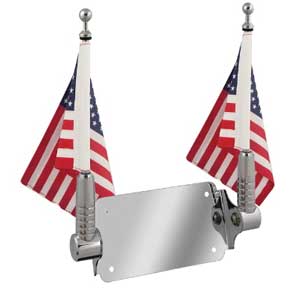 United States Motorcycle Bunting US Flag 9'' x 6'' US American String Flags Replacement Fit for 3/8 Flagpole Hardware Luggage Racks USA 